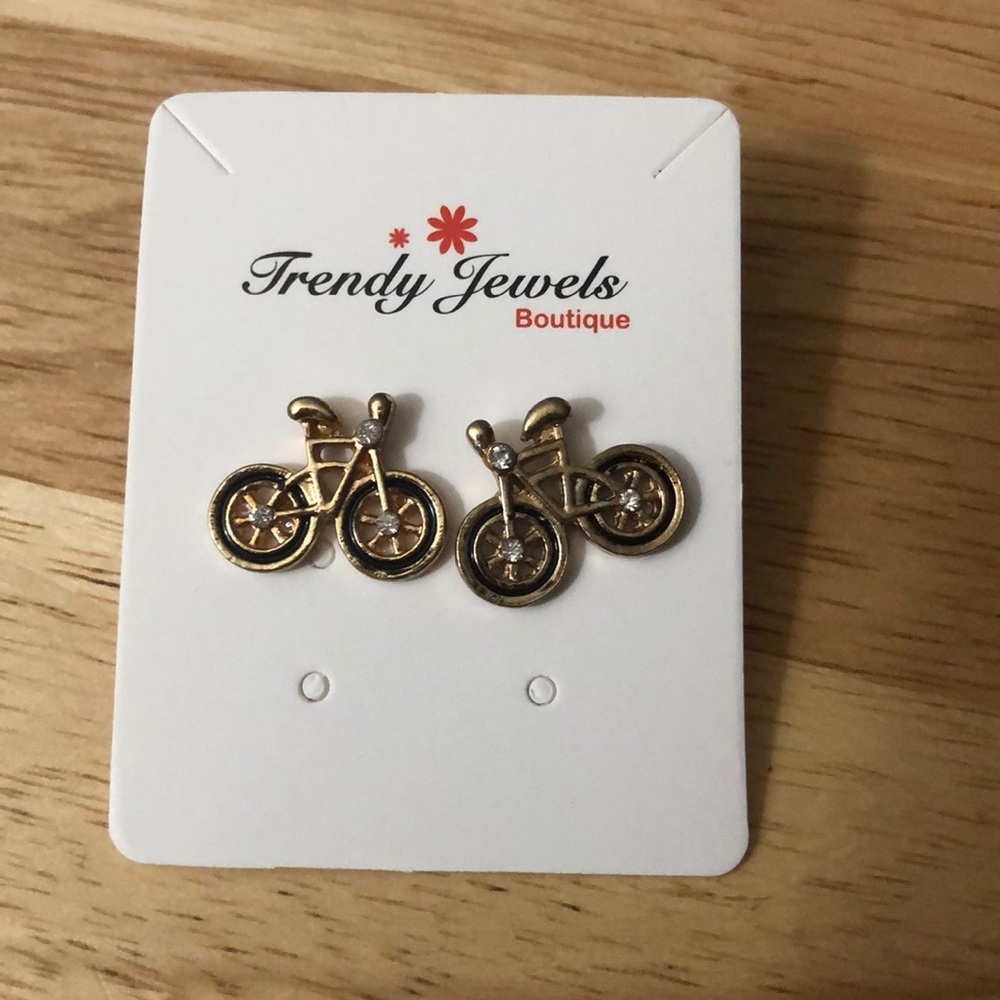 Bicycle Earrings